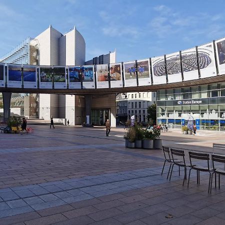 Apartmán Charming Europarlament Resedence Brusel Exteriér fotografie